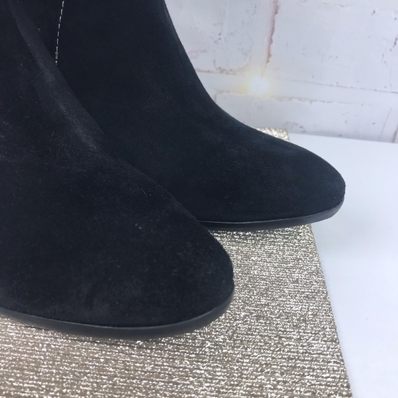 Nib: Vince Camuto-womens Black Suede Boots-Sz:10M - Picture 2 of 10